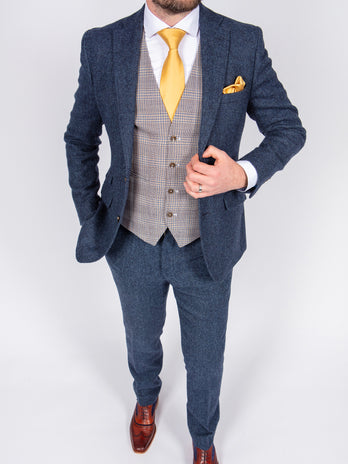 blue-tweed-wedding-suit-hire-belfast