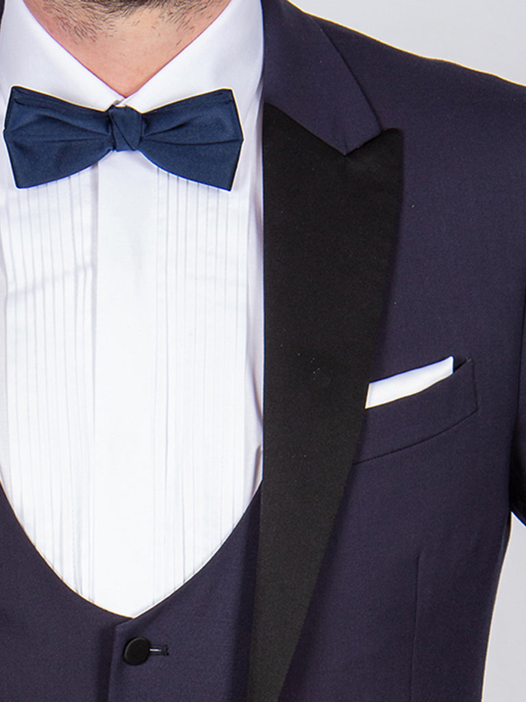 Tuxedo Suit Hire Belfast Wedding Party Navy Blue FOCUS