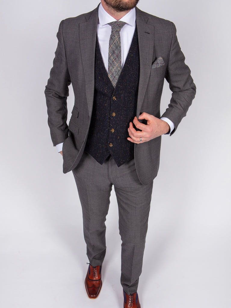 Grey Suit Hire Belfast Wedding Party Newtownards FOCUS