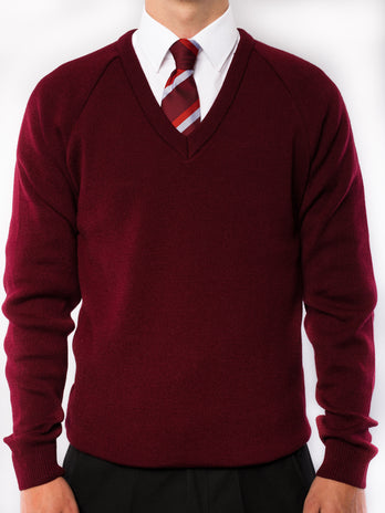 maroon-school-jumper