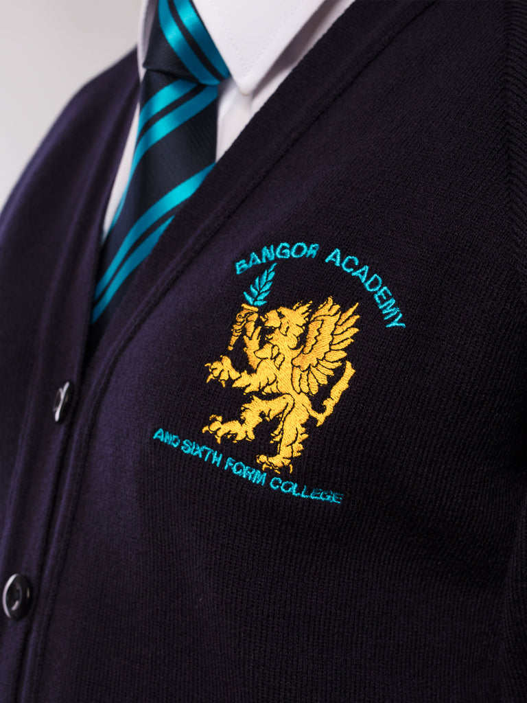 Bangor Academy Uniform Cardigan Girls Shop Now FOCUS Menswear Bangor Academy Uniform Cardigan Girls Shop Now FOCUS Menswear