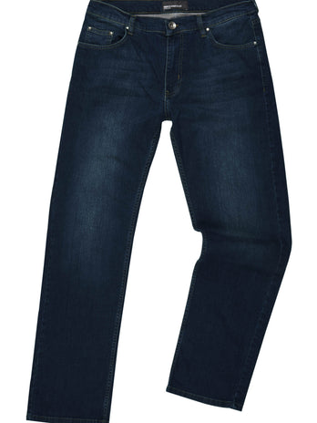 A dark blue stetch denim jean from Remus Uomo 68507/28