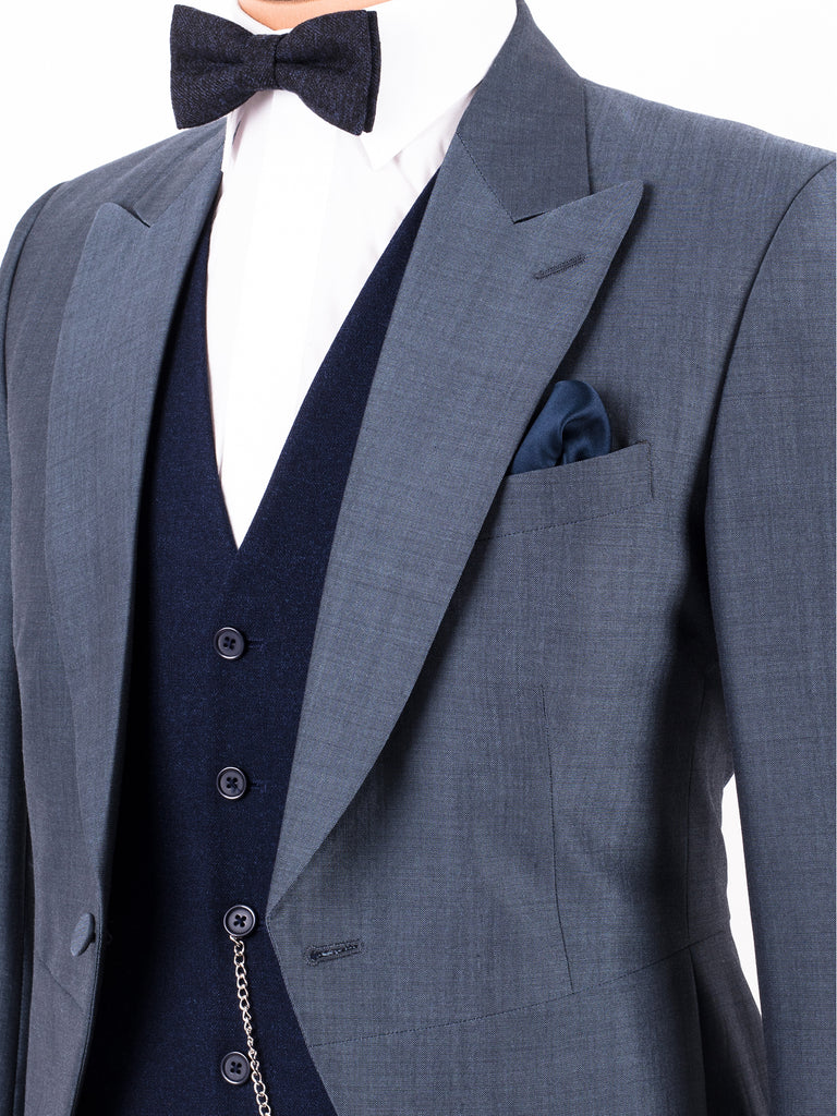 Tailcoat Suit Hire Belfast Wedding Blue Bangor FOCUS Menswear