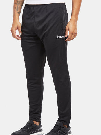 black skinny track bottoms