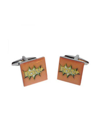Comic Pow Cufflinks
