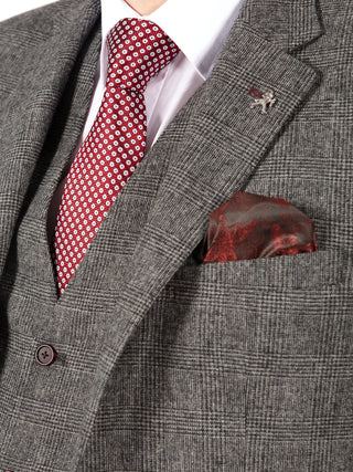 grey prince of wales suit