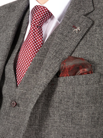 grey prince of wales suit