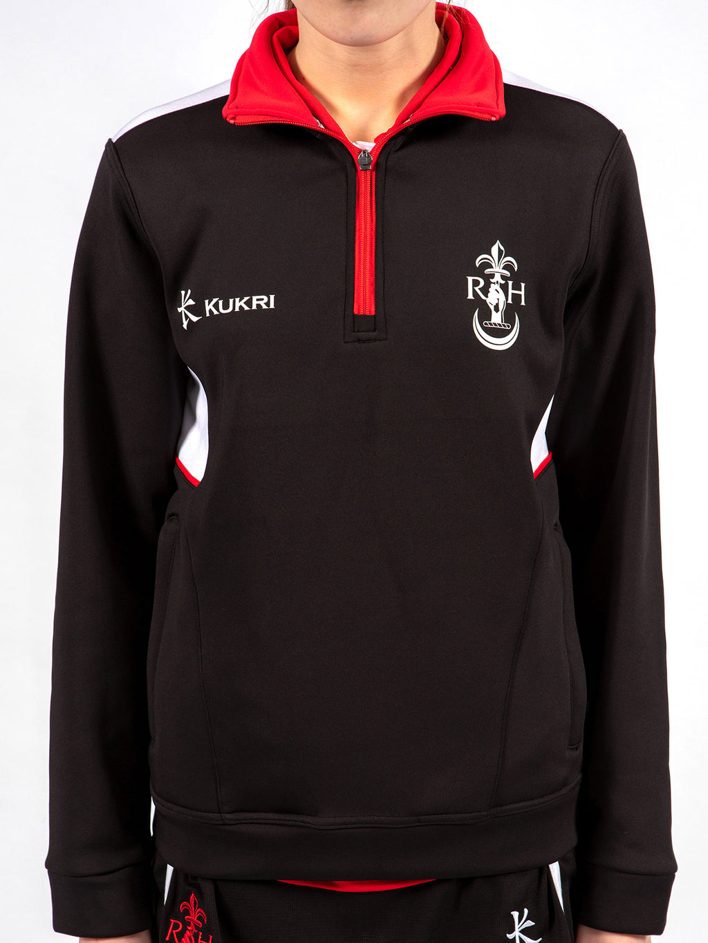 black-blast-fleece-zip-top-regent-house-uniform