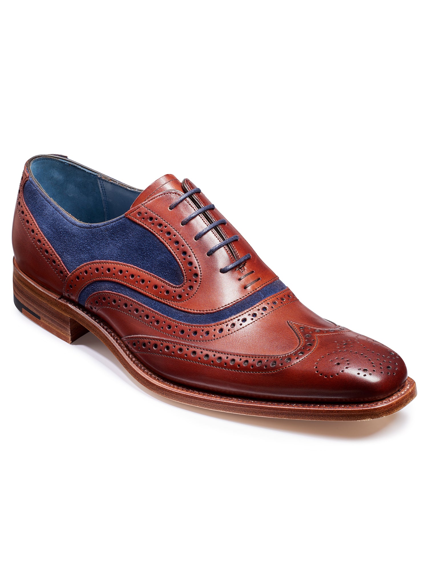 Barker McClean | Rosewood | Navy Suede – FOCUS Menswear