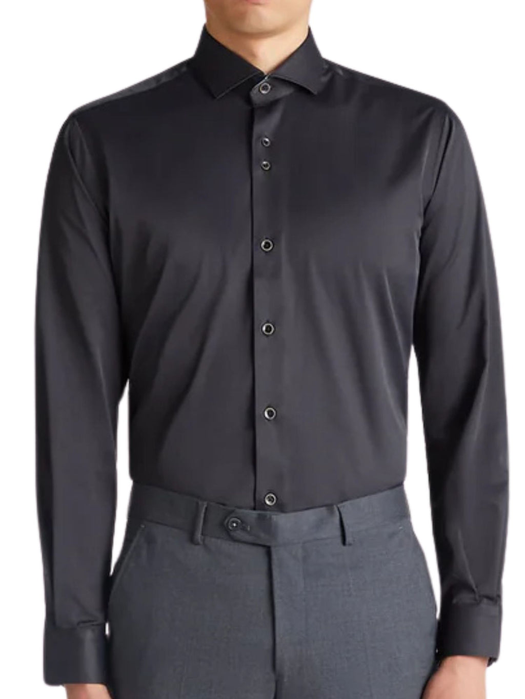 mens-casual-shirt-black-remus-uomo-13140