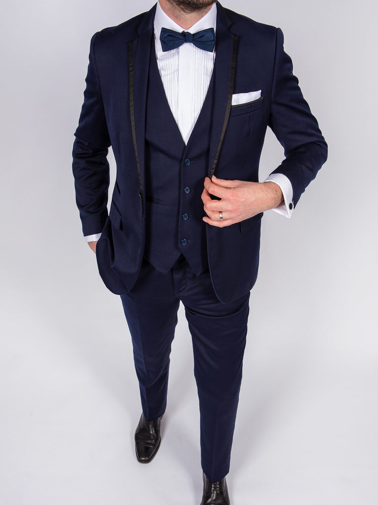 Suit Hire Belfast Bangor Newtownards Navy Slim Fit Tux