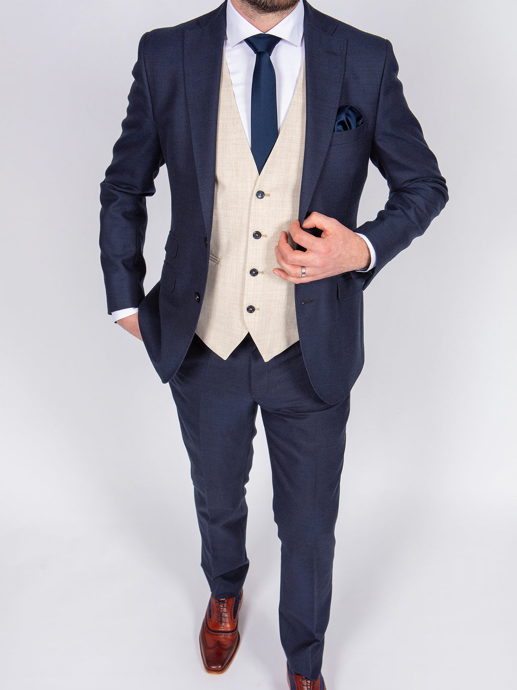 navy-slim-wedding-suit-hire-belfast