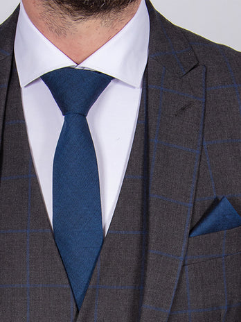 suit-hire-belfast-blue-grey-check