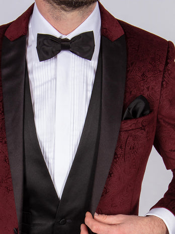 velvet-dark-red-formal-suit-hire-belfast