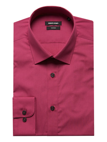 mens formal shirts cerise pink