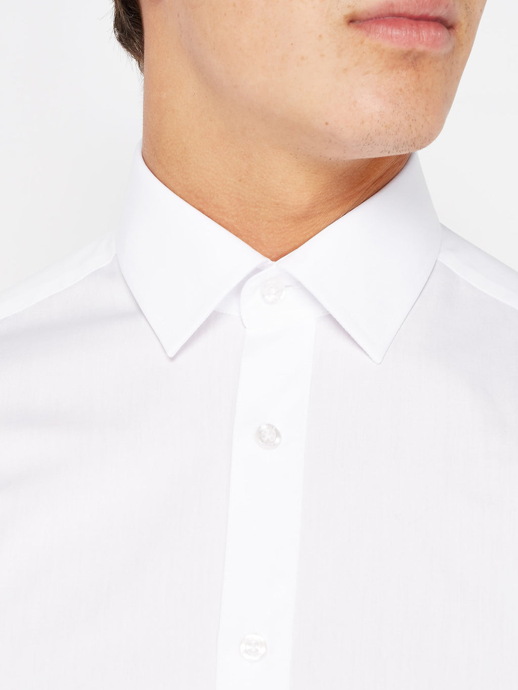 remus uomo white formal shirt
