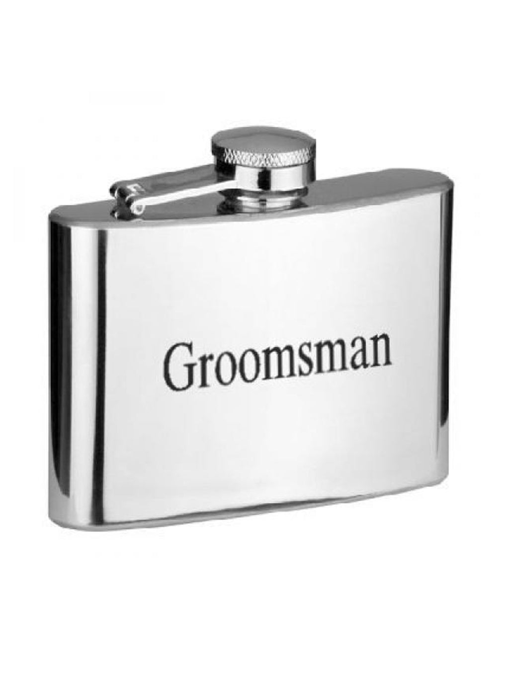 4oz Silver Wedding Hipflask