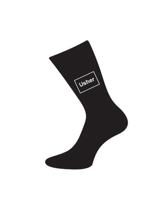 usher-sock-black