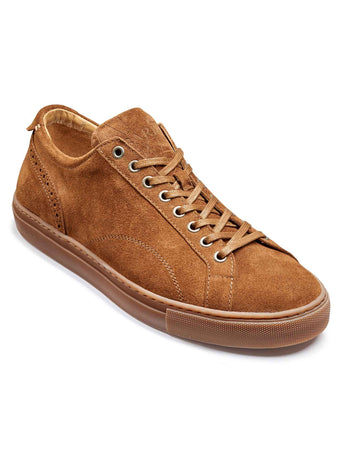 barker axel snuff suede trainer