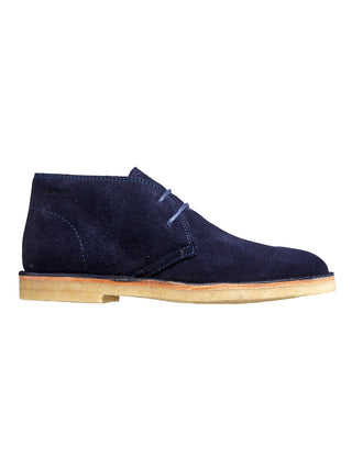 navy suede barker boots