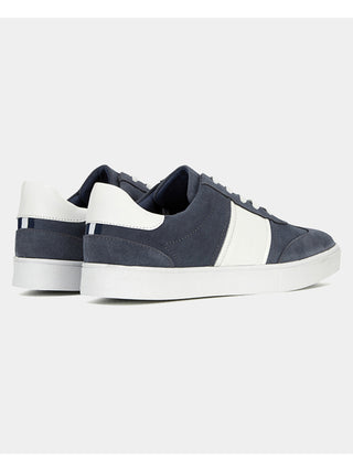 mens blue suede trainers sale