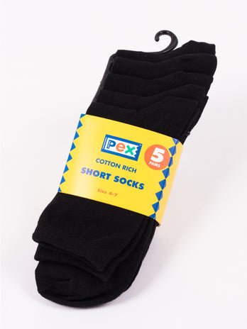 school-socks-black