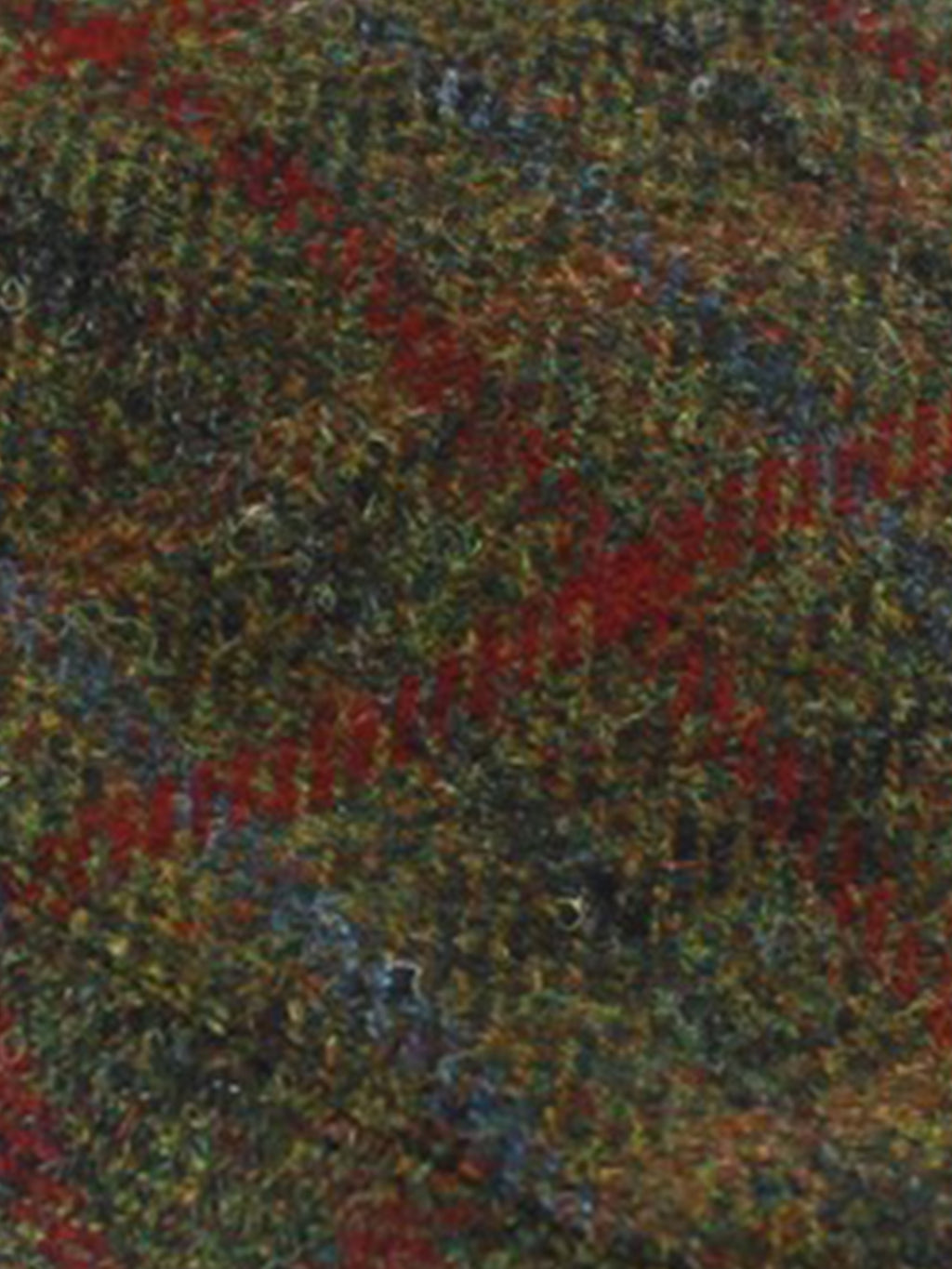 Green Harris Tweed Flat Cap