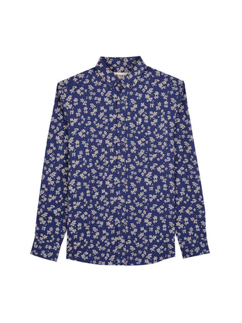 Farah - Blue Floral Shirt