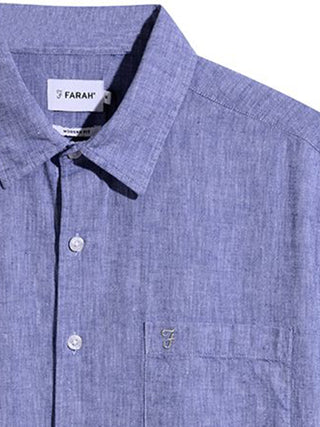 farah-shirt-blue-short-sleeve-FAWSD030