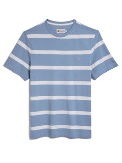 Farah T Shirt | Farah Striped T Shirt | Blue | Grey | Buy Now