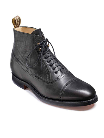 barker foley black boots