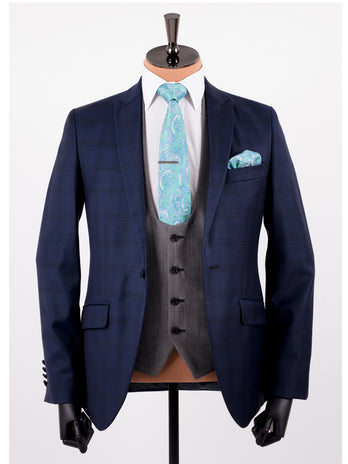 Blue Goodfellas Wedding Suit