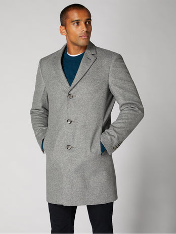 Mens Overcoat Grey, Mens Grey Trench Coats