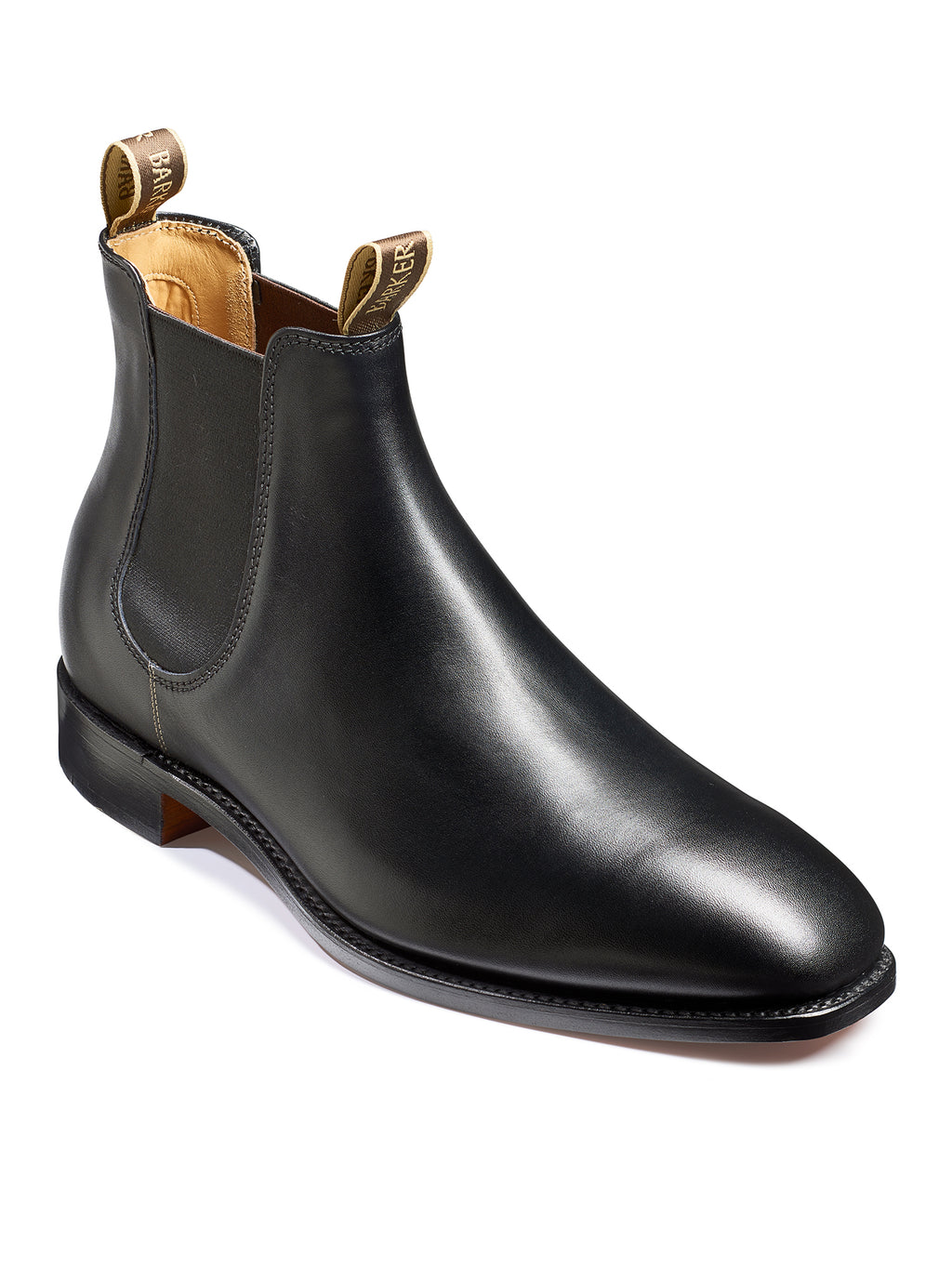 mansfield black calf boot barker shoes