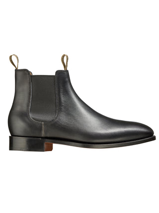 mansfield black calf chelsea boot from barker shoes 
