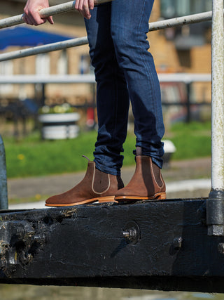 mansfield suede chelsea boot from barker shoes
