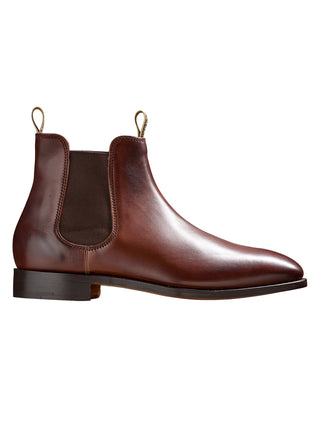 chelsea boot from barker shoes in a walnut calf colour