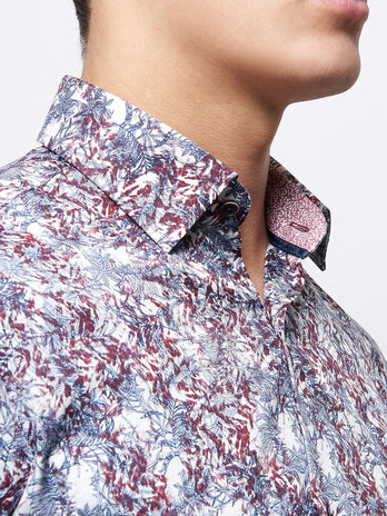 Remus - Red Abstract Shirt