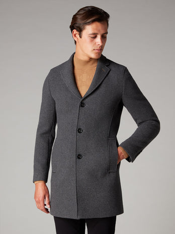 remus uomo grey overcoat
