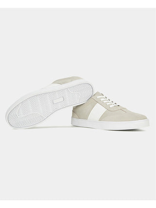 mens white suede trainers