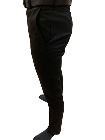 MISS SKINNY girls black stretch hipster skinny sexy school trousers sizes  6-14 | eBay